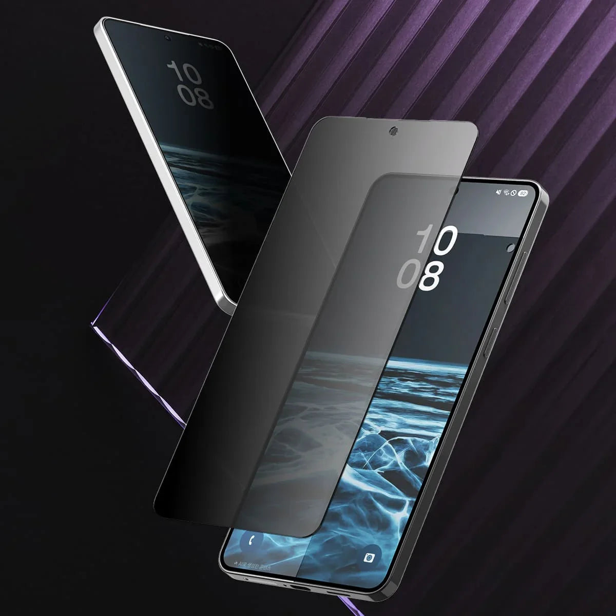 Samsung S25 Edge Araree Core Glass Screen Protector - Privacy Black Samsung S25 Edge Araree Core Glass Screen Protector - Privacy Black